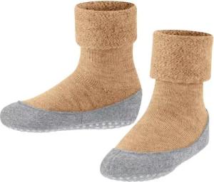 FALKE Cosyshoe (weiche Merinowolle) beige Kinder Hausschuh