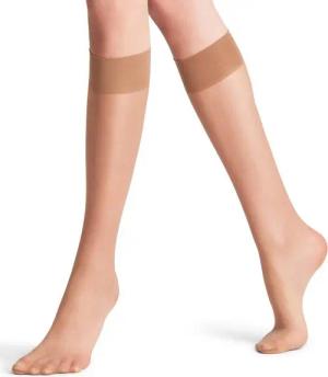 FALKE Feinkniestrümpfe Seidenglatt (1-Paar) transparent & glänzend