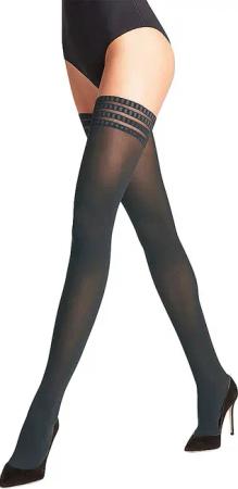 FALKE Feinstrümpfe pure matt 50 graphite grau | 35-37