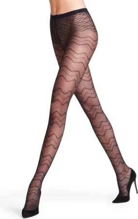 FALKE Feinstrumpfhose Body Wave 20 DEN (1 St) mit romantisch verspielter Spitzenmusterung