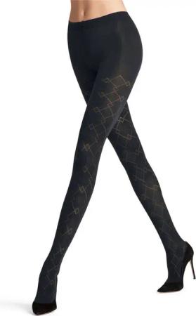 FALKE Feinstrumpfhose Check Mate 60 DEN (1 St) mit Argyle-Muster