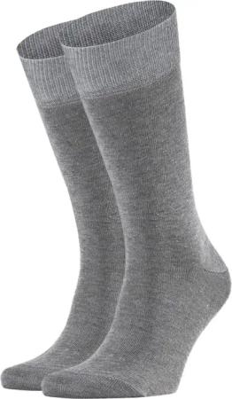 Falke Happy Socken 2 Paar Grau Melange - Größe 43-46