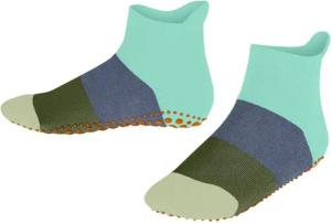 FALKE Haussocken Colour Block (1-Paar) mit rutschhemmendem Noppendruck