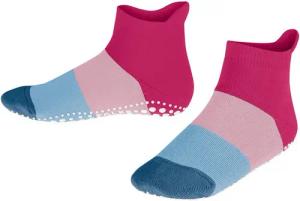 FALKE Haussocken Colour Block (1-Paar) mit rutschhemmendem Noppendruck