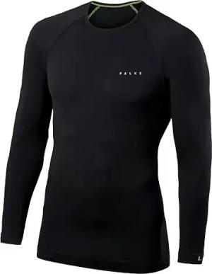 Falke Herren Longsleeve schwarz Mikrofaser/Funktion unifarben
