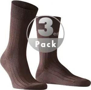 Falke Herren Socke braun Baumwolle & Mix unifarben