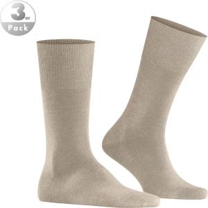Falke Herren Socken beige Merinowolle unifarben