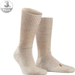 Falke Herren Socken beige Merinowolle unifarben