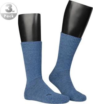 Falke Herren Socken blau Merinowolle unifarben