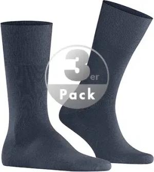 Falke Herren Socken blau Merinowolle unifarben