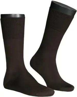 Falke Herren Socken braun Ägyptische Baumwolle unifarben