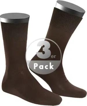 Falke Herren Socken braun Baumwolle unifarben