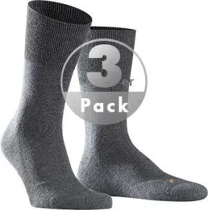 Falke Herren Socken grau Baumwolle & Mix unifarben