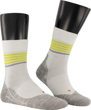 Falke Herren Socken grau Mikrofaser/Funktion Gestreift