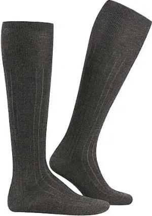 Falke Herren Socken grau Schur-Wolle unifarben