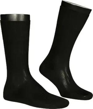 Falke Herren Socken schwarz Baumwolle & Mix unifarben