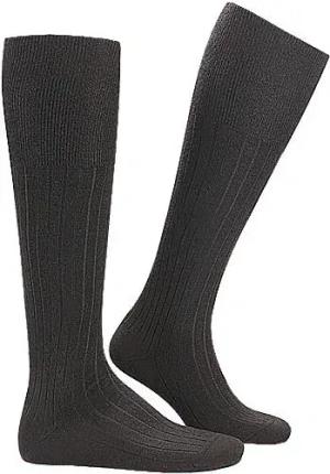 Falke Herren Socken schwarz Schur-Wolle unifarben