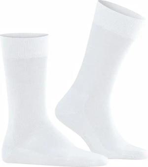 Falke Herren Socken weiß Baumwolle & Mix unifarben