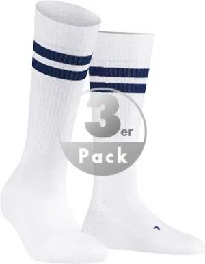 Falke Herren Socken weiß Baumwolle & Mix unifarben