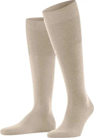 FALKE Kniestrümpfe Airport Merinowolle außen, langes Bündchen, atmungsaktiv, klimaregulierend