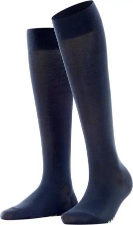 FALKE Kniestrümpfe Cotton Touch weicher Komfortbund, druckfreier Sitz, atmungsaktiv