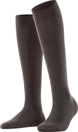 FALKE Kniestrümpfe "Softmerino" mit wärmender Merinowolle, atmungsaktiv, klimaregulierend