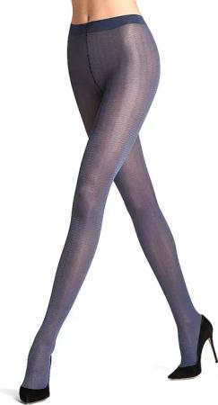 FALKE Modestrumpfhose SLICK SKIN blue ink blau | XL