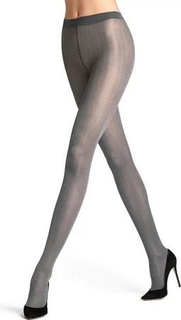 FALKE Modestrumpfhose SLICK SKIN flanell grau | XL