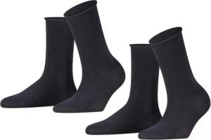 FALKE Socken Happy 2-Pack (2-Paar) Set aus 2 Paar Baumwollstrümpfen