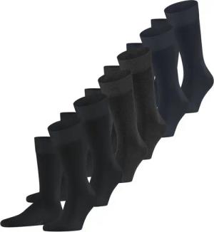 FALKE Socken Happy 6-Pack (6-Paar) Set aus 6 Paar Baumwollstrümpfen