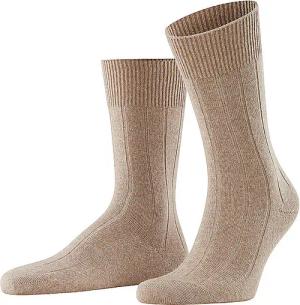 FALKE Socken LHASA RIB nutmeg mel beige | 39-42