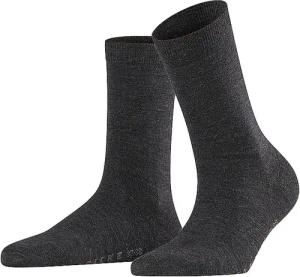 FALKE Socken Soft Merino anthrazit grau | 37/38