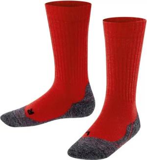 FALKE Socken Tagessocke Active Warm (wärmende Merinowolle) rot Kinder - 1 Paar