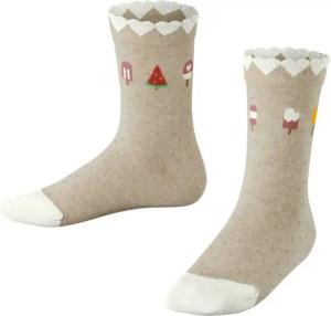 FALKE Socken Tagessocke Ice Cream (nachhaltige Baumwolle) sandbraun Kinder - 1 Paar