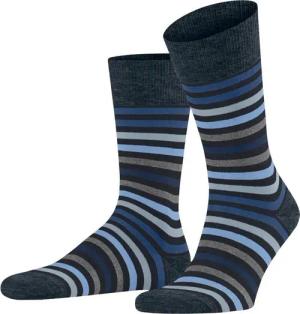 FALKE Socken Tinted Stripe (1-Paar) mit merzerisierter Baumwolle