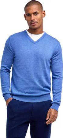 FALKE Strickpullover Pure Merino Wool (1-tlg) aus reiner, extrafeiner Merinowolle