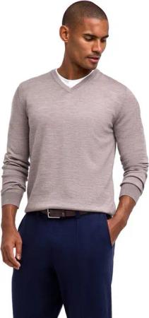 FALKE Strickpullover Pure Merino Wool (1-tlg) aus reiner, extrafeiner Merinowolle