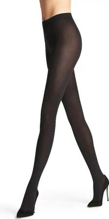 FALKE Strickstrumpfhose FALKE COTTON TOUCH schwarz | M/L