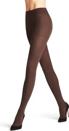 FALKE Strickstrumpfhose Family Dark Brown braun | 42-44