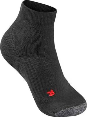 Falke TE2 Short Tennissocken Herren-Schwarz,Grau in schwarz, Größe: 44-45