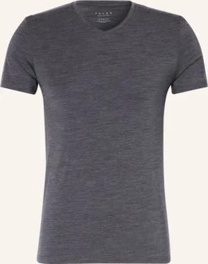 FALKE V-Shirt DAILY CLIMAWOOL mit Merinowolle