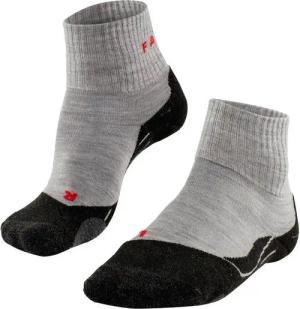 FALKE Wandersocken TK2 Explore Short (für leichtes Gelände) hellgrau Damen - 1 Paar