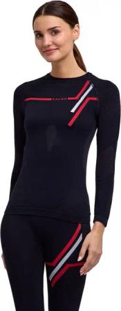 Falke Warm 130 Years Laufshirt Damen-schwarz