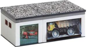 FALLER 130319 H0 Doppelgarage mit Antriebsteil, Ep. V