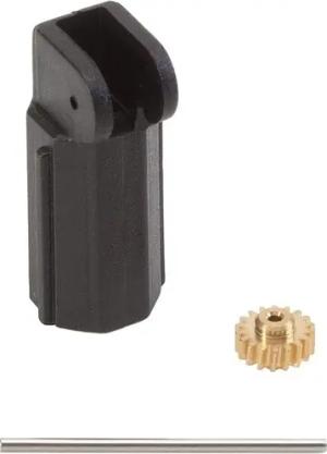 FALLER 163502 Motorhalter für ø 7 mm Motor, Achse 24 mm / Modul 0,3 Z18