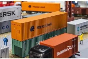 FALLER 180841 H0 40' Hi-Cube Container Hapag Lloyd, Ep. V