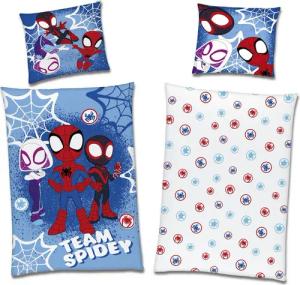 Familando Kinderbettwäsche Spidey und seine Super Freunde Set 2-teilig 135x200 80x80 cm Flanell, Flanell, 2 teilig, mit Wendeseite & Reißverschluss