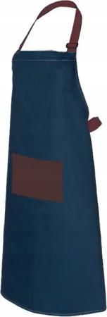 Fartuchy.pl Kochschürze JEANS Kochschürze Schürze Gastronomie-Kellnerschürze mit Tasche