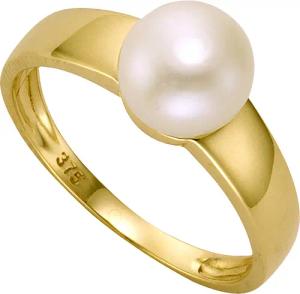 Fascination by Ellen K. Ring Gold 375 Perle weiß 7,5-8mm