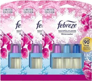 Febreze Raumduft-Nachfüllflasche 3 x Febreze Winterzauber Duftstecker Nachfüller jeweils 20ml Lufterfri